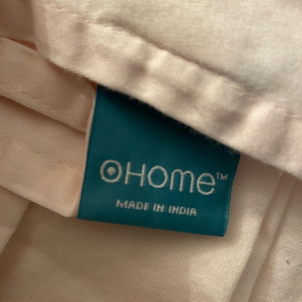 Target Vintage “Home” 100% Cotton Peach King Set